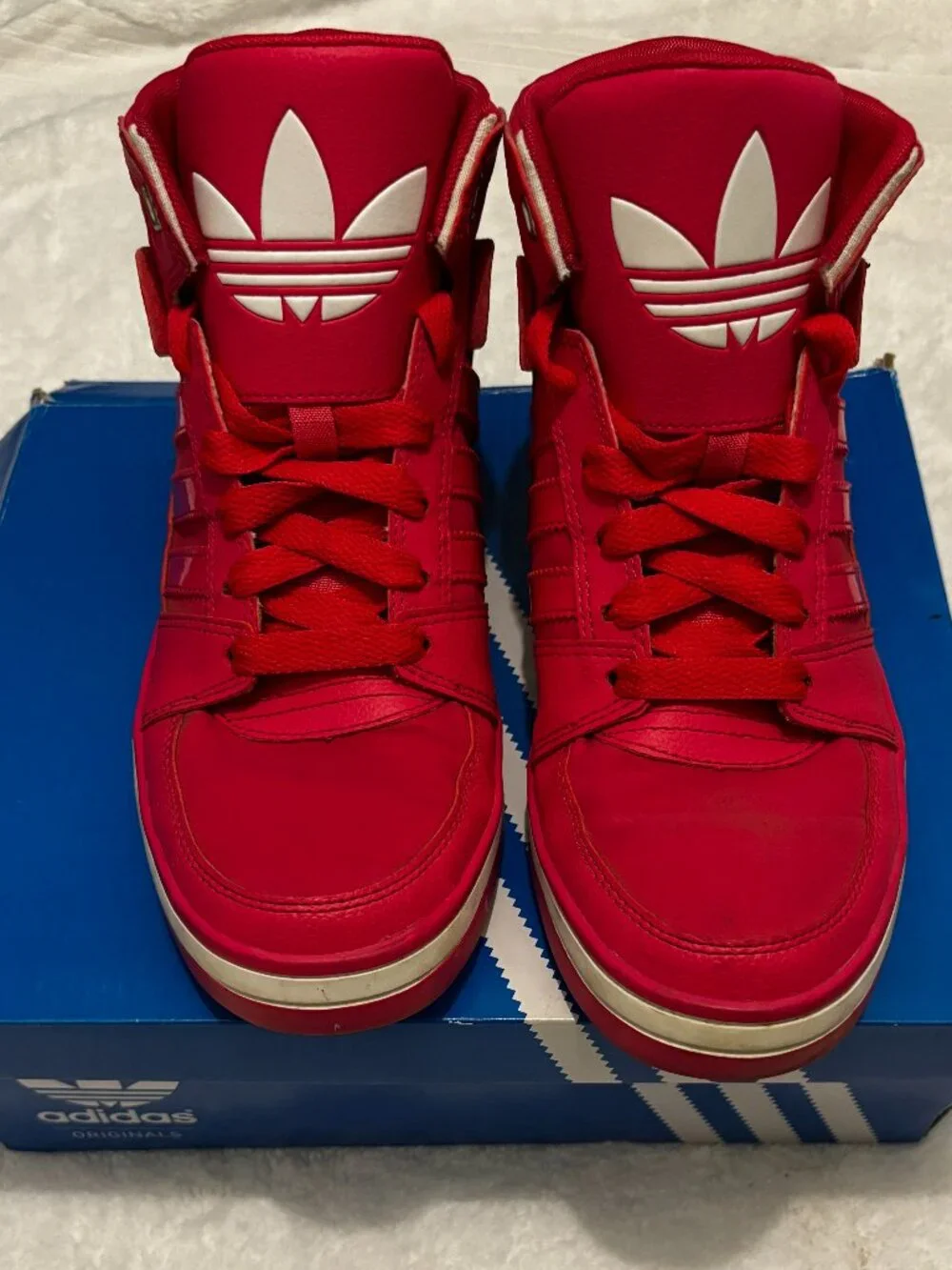 Adidas Originals Hard Court Hi II J High-Top Sneakers | Vibrant Pink | Size 6.5Y